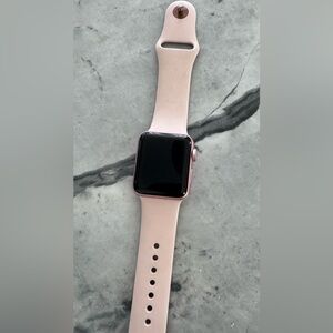 Pink Apple Watch with Pink Silicone Band- Series 2